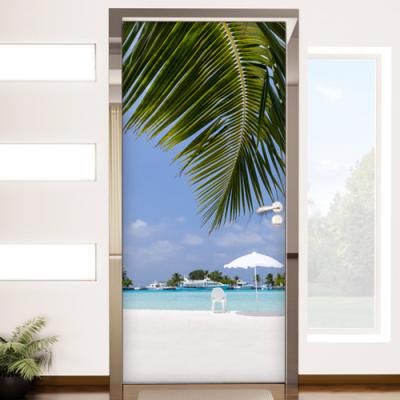 tg015-맑고투명한해변가_현관문시트지