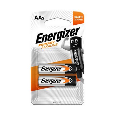프라이머리 알카라인 건전지 AA E-LR06 1.5V 2개입