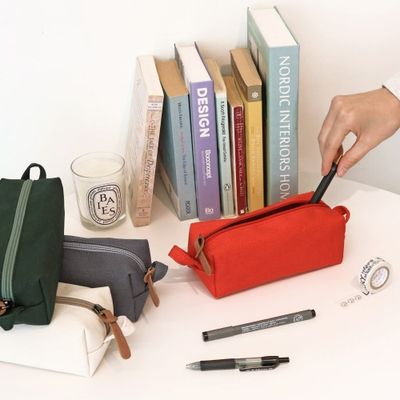 오첵 캔버스 사각 멀티파우치 펜파우치 VER.3