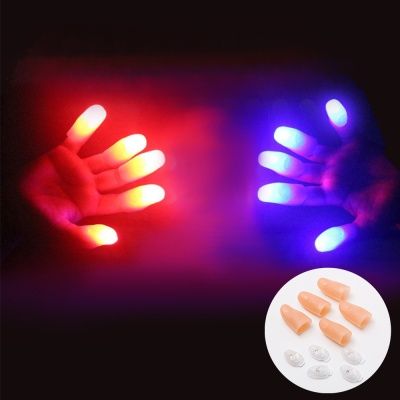 매직 led 라이트 손가락 불빛 마술 놀이 도구 장난감
