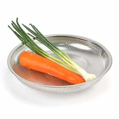 요리할땐 스텐 채반 그물망 다라이 5호 약28x5cm