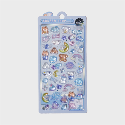 아트박스 본본 드롭 3D 스티커_몽이의 우주