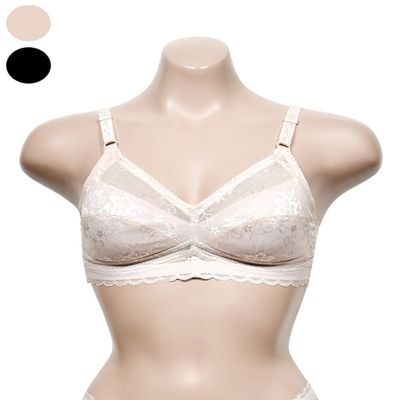 누디 화사한 레이스 부직포 노와이어 A컵 브라(WFJ6ATX)
