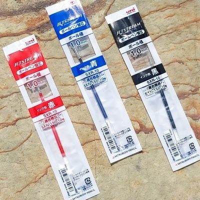 유니 제트스트림 1.0mm 단색볼펜 리필심 SXR-10 1개