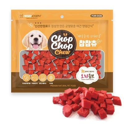큐브 오리 맛있는 애완견 애견 개간식 반려견간식 애견육포 훈련용 동물(WFOMOKI)