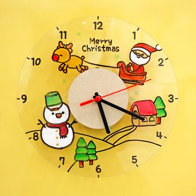 내 마음대로 투명시계: 백셀 AA건전지(2개)(시계X)