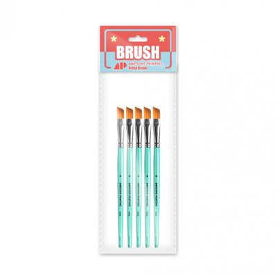 어썸페인팅 AP 디자인 사선붓 ANGULAR 3호 5개입