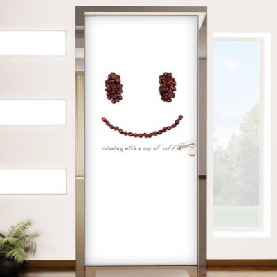 ih519-원두스마일(커피한잔의여유)_현관문시트지