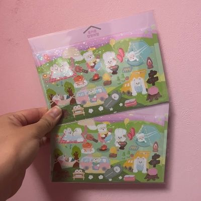 [우당탕탕스토어-가로스티커] 즐거운 캠핑여행