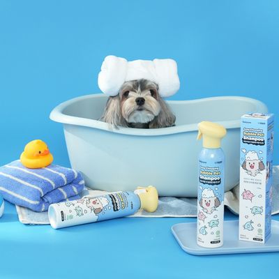 펫생각 데일리케얼 이지클렌징 강아지 버블 펫 샴푸