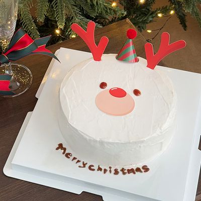 수제 크리스마스 레터링 케이크 시트 만들기 키트