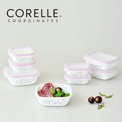 코렐 코디네이츠 밀크글라스 산호세 혼합 8종세트