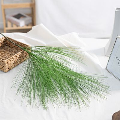 잣나무 조화 녹색 식물 가지 99cm 조경 인테리어 장식