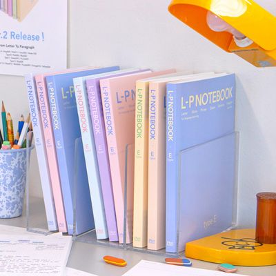 LP NOTEBOOK E 모눈 라인 코넬 첨삭 스프링노트