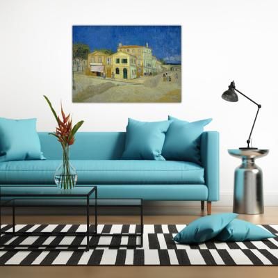 명화 캔버스 액자 고흐 그림 노란집 18