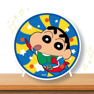 액션가면 짱구 보석십자수 무드등 15x15cm