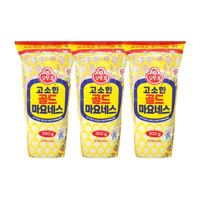 오뚜기 고소한 골드 마요네즈 300g 3개