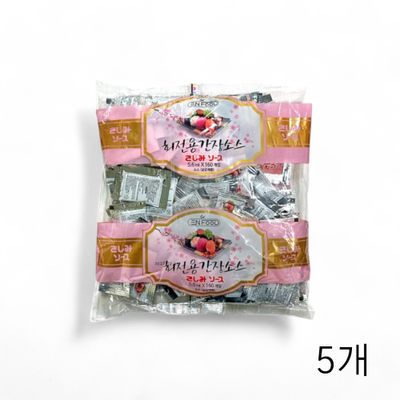 WL 이엔푸드 회전용간장소스 896g (5.6ml X 160입) X 5개 일회용 대용량횟집간장(WFLQPEY)
