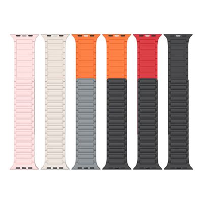 애플워치 호환 마그네틱 루프 투톤컬러 시계줄 스트랩