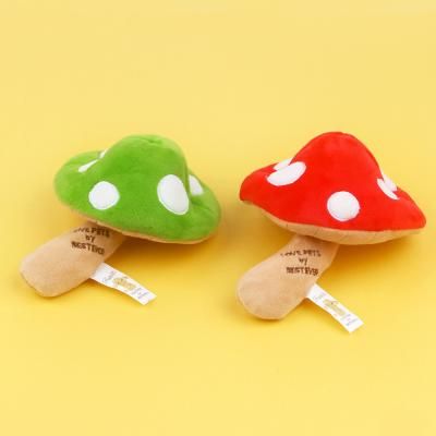베스트에버 러브펫 강아지장난감-버섯(레드/그린)