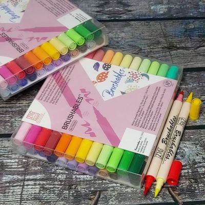 쿠레타케 지그 투톤 수채화/캘리그라피붓 24본 F103