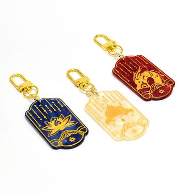 [용이 비를 내리는 나라] 자개 무늬 아크릴 키링(3종)