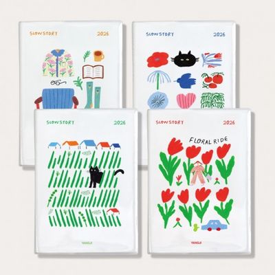 양지사 슬로우스토리 2면1개월 김현주 작가콜라보