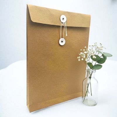 A4 크라프트지 서류 봉투 260g 하도메 편지 보관용 1EA(WFP8BKW)