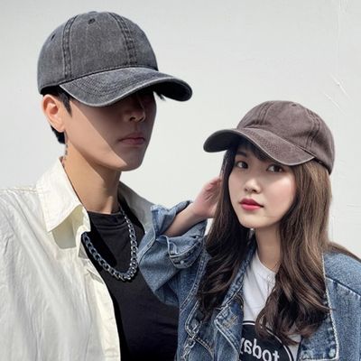 남녀공용 커플 빈티지모자