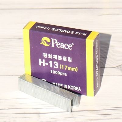피스코리아 제본용 강력 스테플러용 H13호 침/심 17mm