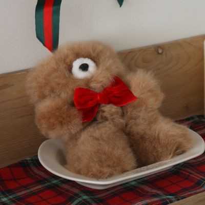 [아르떼알파카] 내추럴 테디베어 (M size)