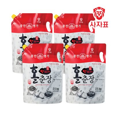 [사자표]중찬명가 찍어먹는 양파애 홀춘장 2.5kg x4개