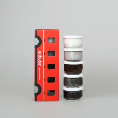 [아리부바] 클레이 그라데이션 : 흰색계열 Set