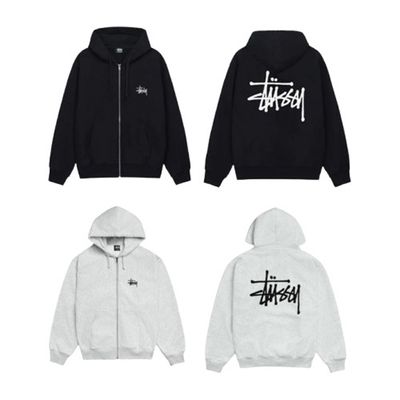 스투시 베이직 후드 집업