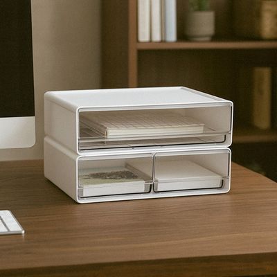 모듈형 데스크 오거나이저 서랍 사무용품정리함 DO140