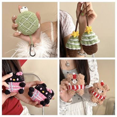 뜨개 트리 동물 인형 털 케이스 에어팟 1 2 3 4 프로