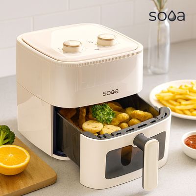 수아 보이는 5L 대용량 에어프라이어 SN-M120F