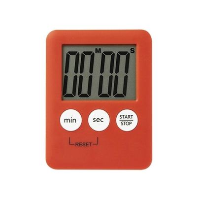 아트박스 무광레드 플랫사각 타이머