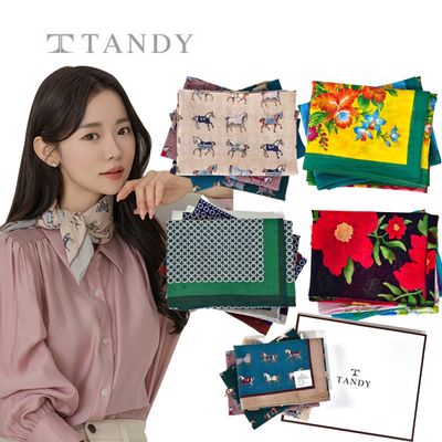 [단독특가] [탠디]스카프/손수건 10종(+선물용케이스)