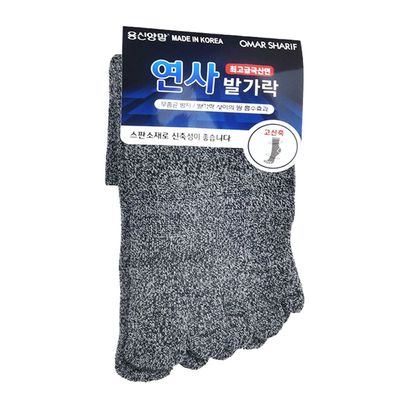 면 고급 고신축 신사 연사 발가락 양말(WFJ6BGU)