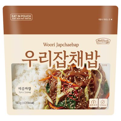 TE즉석밥 비상전투식량 잡채밥 매콤짜장(120g)