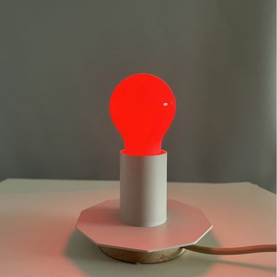 일광 8W 인테리어 장식전구 LED a60 색전구 RED