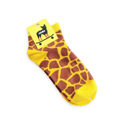 기린 패턴 중목 양말(WFIEUYA)