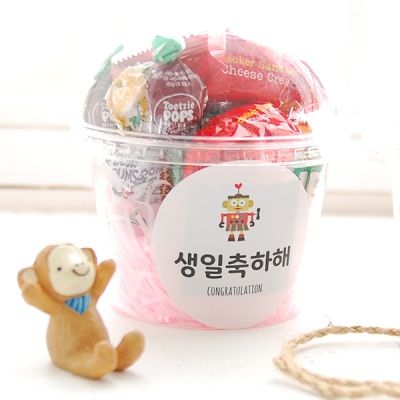 스티커 3종세트 - 파워 디비디 생일축하해