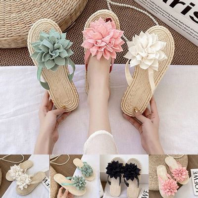 플라워 쉬폰 쪼리 슬리퍼(WFJN28P)