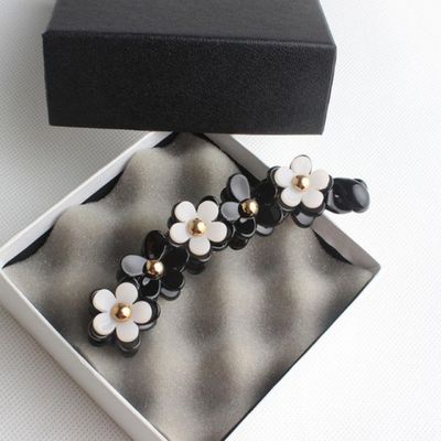 비쥬플라워 바나나헤어핀