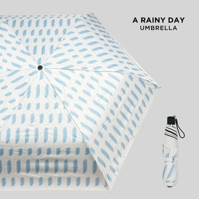 [A RAINY DAY] 슬림 암막우양산 (블루 페인팅)