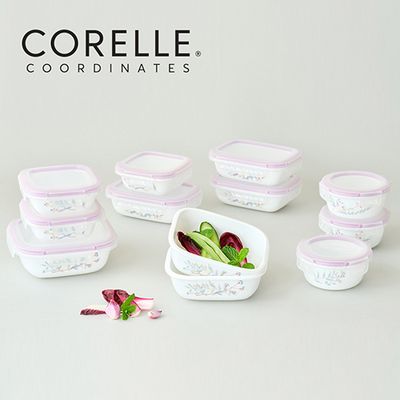 코렐 코디네이츠 밀크글라스 산호세 혼합 12종세트