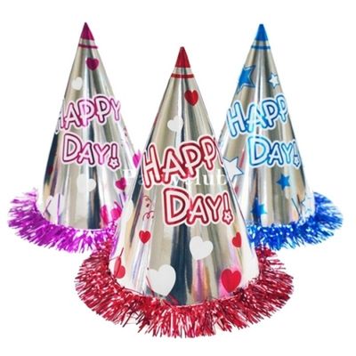 파티클럽 해피데이 고깔모자 500 생일모자 37X21cm