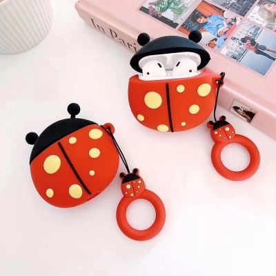 에어팟케이스 무당벌레 실리콘 풀커버 1 2세대 호환